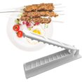thumbnail image 1 of Máquina para hacer parrillas antiadherentes resistente al calor, para exteriores, apta para alimentos, sin BPA, manual, para brochetas, herramienta para acampar, 1 of 5