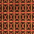 thumbnail image 1 of Ahgly Company Indoor Square Abstract Orange Modern Area Rugs, 3' Square, 1 of 4