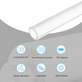 thumbnail image 3 of Uxcell Transparent Rigid Acrylic Pipe 15 mm ID x 19mm OD x 305mm Round Tube, 3 of 6