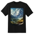 thumbnail image 2 of Plus Size Shirt for Women Black Tops for Women Short Sleeves Shirt for Women T Shirt Crewneck Shirt for Women XL, 2 of 5