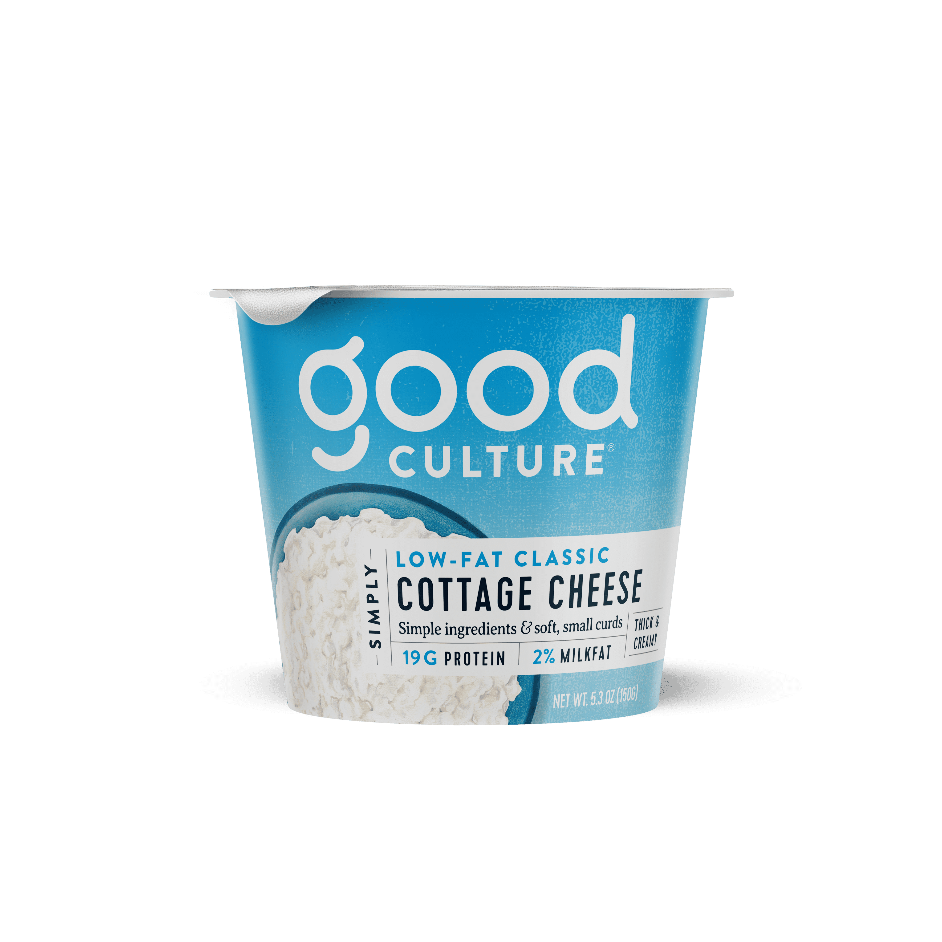 Good Culture 2% Low Fat Classic Simply Cottage Cheese, 5.3 Oz.