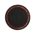 thumbnail image 3 of Sidaley Posavasos para coche, almohadilla para taza de agua, soporte antideslizante para botella, alfombrilla de Gel de sílice para Automoción decorativa y accesorios diamante rojo sobre negro, 3 of 6