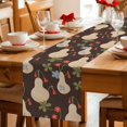 thumbnail image 5 of Brown Gourd Table Runner 70 Inches, Spring Floral Farmhouse Botanical Bed Runner Dresser Scarves Tabletop for Indoor Outdoor Parties/Ceremony/Banquet, 13" x 70", 5 of 9