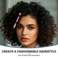 thumbnail image 3 of COMPUKAS 90Pcs Rosy Small Perm Rods for Hair Styling with Hollow Water Wave Design, 3 of 6