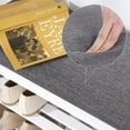 thumbnail image 4 of SONGMICS Bamboo Shoe Bench, 2-Tier Shoe Rack, 11.4 x 28 x 19.3 Inches, White and Gray, 4 of 5