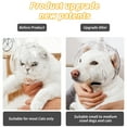 thumbnail image 3 of BeesClover Dog Hood Clear Helmet Breathable Cat Helmet Cat Collar Alternative Pet Space Hood Muzzle Protective Head Hood Adjustable Prevent Biting Dog Hood For Aggressive Pets, 3 of 8