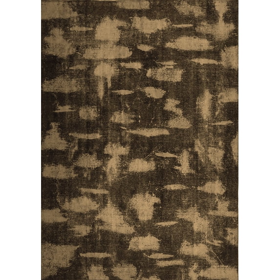 Ahgly Company Indoor Rectangle Persian Brown Bohemian Area Rugs, 6' x 9'
