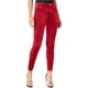 thumbnail image 1 of INC Leggings casuales de terciopelo para mujer, rojo, 16, 1 of 1