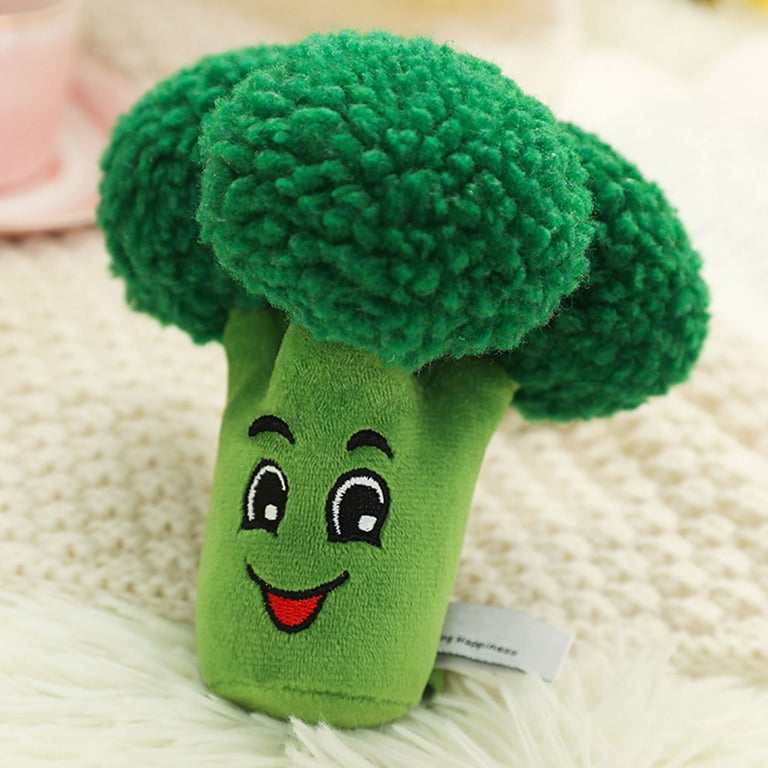 broccoli dog toy