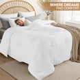 thumbnail image 3 of Utopia Bedding Comforters Queen Size, All Season Duvet Insert, Down Alternative Queen Comforter with Corner Tabs, Machine Washable Bed Comforter 88 x 88 Inches (White), 3 of 3
