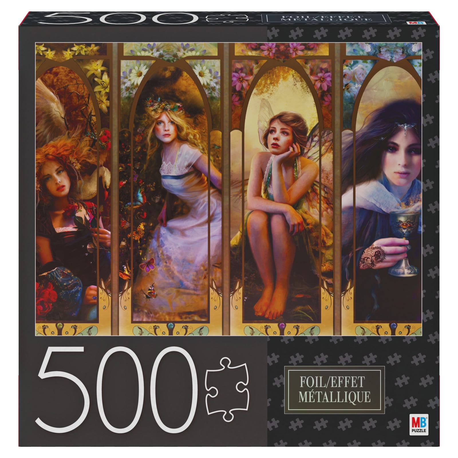 500Piece Adult Jigsaw Puzzle with Foil Accents, Ethereal Spirits