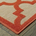 thumbnail image 2 of Oriental Weavers Cayman Area Rug 660O9 Sand Outdoor Curved 6' 7" x 9' 6" Rectangle, 2 of 3