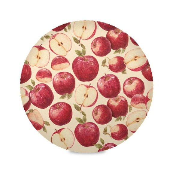 Round Placemat Heat Resistant & Wrinkle-Free Dining Table Decor Placemat For Home & Weddings Watercolor Panitting