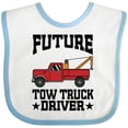 thumbnail image 3 of Inktastic Future Tow Truck Driver Boys Baby Bib, 3 of 4