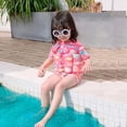 thumbnail image 1 of Traje de baño de flotabilidad para niños Traje de surf Traje de baño de una pieza para niños y niñas Bóxer de dibujos animados Lindo traje de baño para bebé, 1 of 6