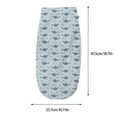 thumbnail image 3 of Newborn Cotton Cuddle Wrap Swaddle Towel Newborn Swaddle Sleeping Bag Cuddle Blanket, 3 of 3
