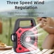 thumbnail image 4 of Ventilador de camping multifuncional, luz portátil para exteriores, luz de mano de recarga rápida, 4 of 8