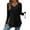 Black, variant on Zeagoo Long Sleeve Tops for Women Solid or Printed Blouse Casual Basic Tunic Spring T-shirt Lightweight