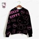 thumbnail image 3 of Sudadera con capucha de otoño HELLO KITTY, sudadera fina y elegante para mujer, jerséis Harajuku, moda coreana, estampado de leopardo, ropa de calle de manga larga, 3 of 5