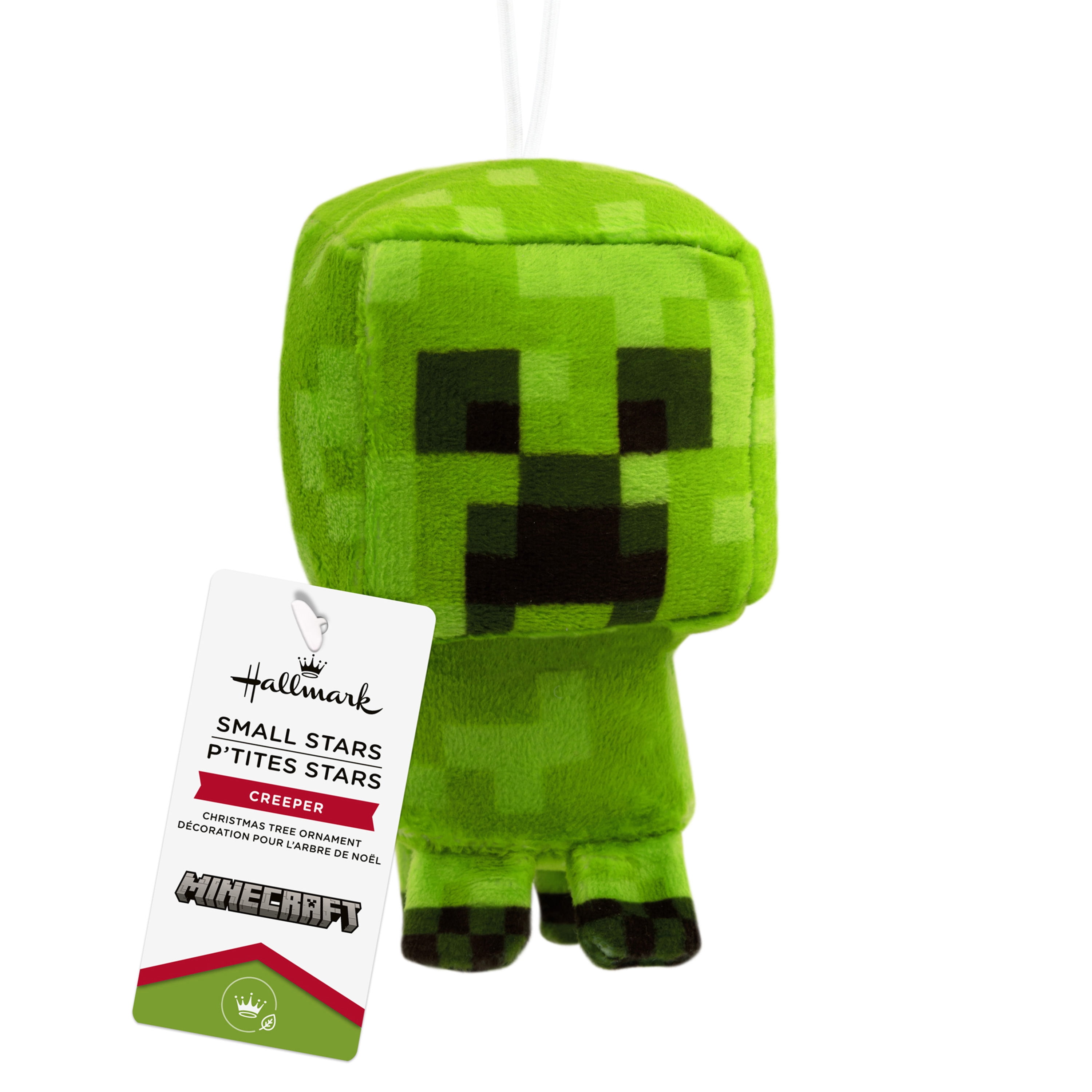 Hallmark Christmas Ornament (Minecraft Creeper, Plush Fabric), 1 Count
