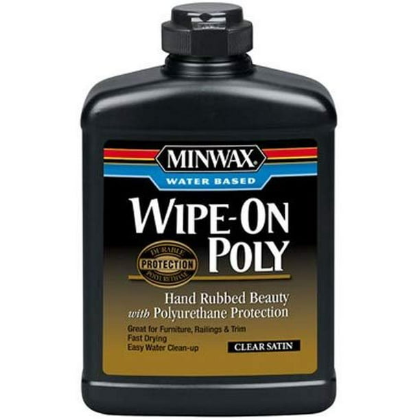 WaterBase WipeOn Polyurethane 16fl oz