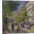 thumbnail image 1 of ARTCANVAS The Grands Boulevards 1875 Canvas Art Print by Pierre-Auguste Renoir - Size: 26" x 26" (1.50" Deep), 1 of 9
