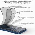 thumbnail image 4 of [3 Pack] Privacy Screen Protector for iPhone 14 Pro Max, Tempered Glass Anti-Spy Bubble Free Case Friendly Easy Installation Film for iPhone 14 Pro Max, 4 of 8