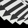 thumbnail image 4 of Uxcell 6x2" Flecha Etiqueta Señal Direccional Adhesiva Removible Calcomanía de Piso Negra 6 Conjuntos / 30 Piezas, 4 of 6