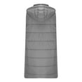 thumbnail image 6 of Puffer Vest Women Winter Warm Long Quilted Sleeveless Jackets with Pockets Lightweight Zip Up Puffy Coat Outerwear Gray 2XL, 6 of 7