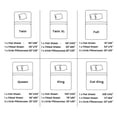 thumbnail image 6 of 3/4 Piece Soft Bed Sheets Set Solid & Embroidery Bed Sheets Set All Season Hotel Luxury Bedding -18in Deep Pockets, 6 of 7