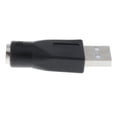 thumbnail image 3 of Enchufe Del USB Convertido Al Adaptador Femenino Del Cable Para El Del Ratón De La Computadora CUTICAT Negro Adaptador USB macho a PS2 hembra, 3 of 8