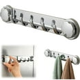 Clearance! Leott Hook Up Multifunctional Bathroom Wall Hooks Suction