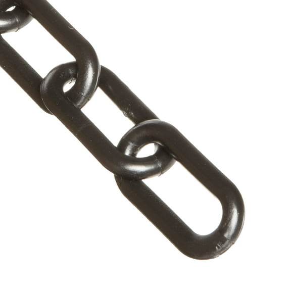 Black Plastic Chain Reel 3/4 IN Link 200 FT Lg