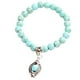 thumbnail image 1 of Turquesa pulseras elásticas pulsera unisex pulsera pulsera de yoga pulsera azul pulsera de piedras preciosas Turquesa joyería pulsera de piedra natural, 1 of 6