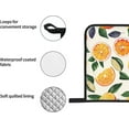 thumbnail image 5 of Citrus Fruit Pattern Print Oven Mitts and Pot Holders Sets 4 Piece Set Kitchen Women Men Cooking Baking Microwave Heat Resistant, 5 of 6