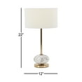 thumbnail image 4 of DecMode 22" Gold Buffet Lamp with White Fabric Shade, 4 of 12