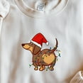 thumbnail image 2 of Dachshund Christmas Embroidered Sweatshirt, Christmas Dog Shirt, Dachshund Shirt, Dachshund Mom Shirt, Dog Lover Shirt, Animal Lover Shirt, 2 of 5