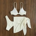 thumbnail image 6 of REORIAFEE Bikini Set for Women Push Up 2 Piece Swimsuit Floral Sexy Two Piece Bathing Suit Swimwear Vintage Bikini Bikini Set White S, 6 of 6