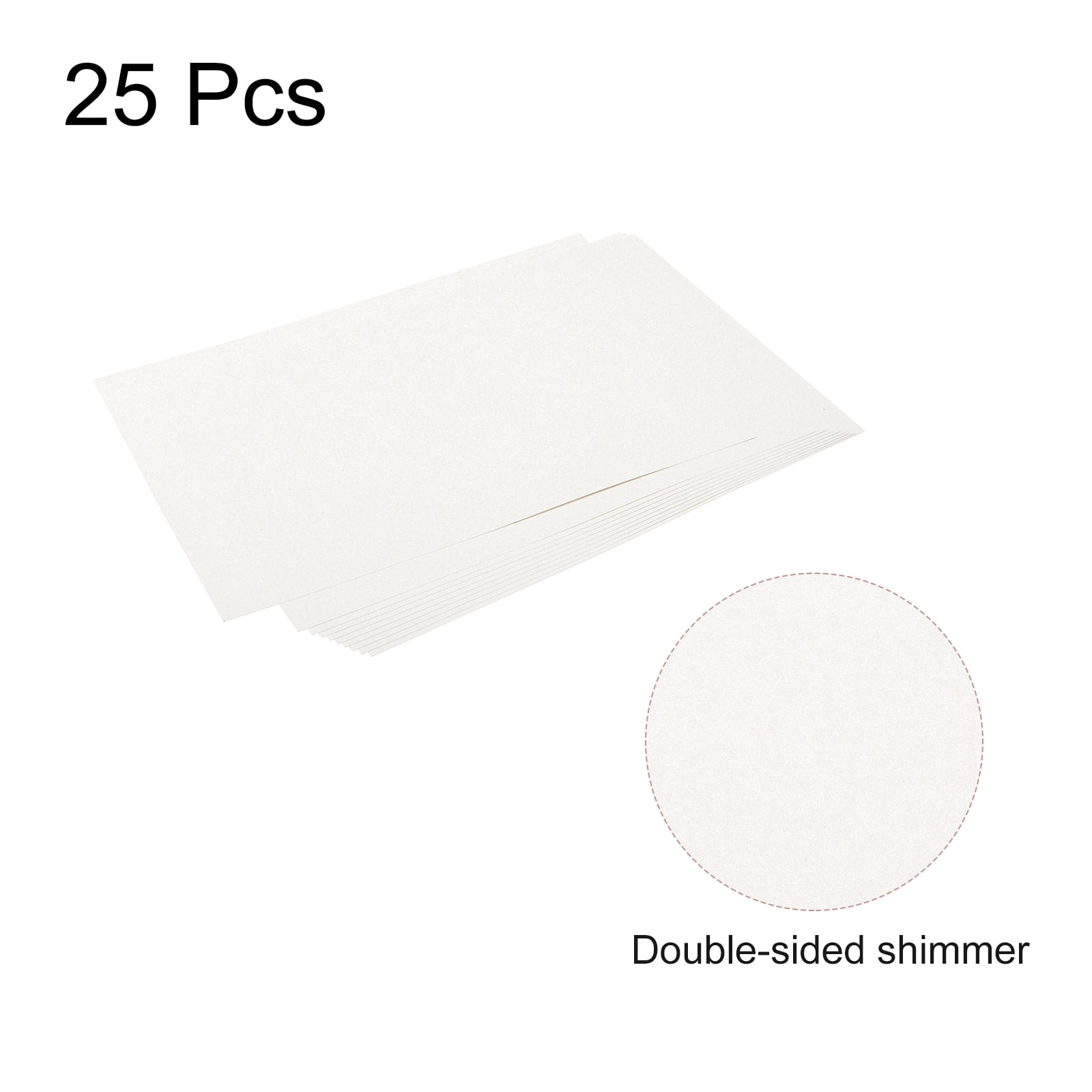 White 8.5'' x 11''Cardstock Paper,250gsm/92bl Thick Paper-25sheet Premium  White Construction Paper,Double Sided Printer Paper,for Christmas