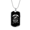 Military Chain (Gold), variant on Pisces Man Zodiac Dog Tag Necklace Stainless Steel 24" Chain Silver Tone or Gold Tone