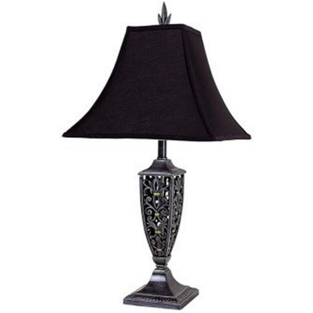 Ore Meubles 8028BK Lampe de Table 30 Pouces - Noir Antique