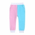 thumbnail image 7 of FAIWAD Kids Girls Boys 2 Piece Sweatsuit Kids Color Block Sweatshirt and Pants Fall Winter Casual Set, 7 of 7