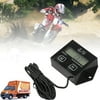 Spark Plugs Engine digita l Tach Hour Meter Gauge Tachometer Motorcycle Bike