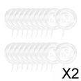 thumbnail image 1 of 2x 20x Globos Transparentes para Rellenar Globos Boca Ancha Globos Transparentes de Helio Rellenables Globos Praty Bobo para Piscina Cumpleaños 2 piezas, 1 of 10