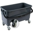 thumbnail image 5 of Matthew cleaning Microfiber Finish Bucket with Sieve,Press Wring Mop Bucket for Microfiber Flat Mops, Mop Bucket with Non-Marking Casters Wheels Gary, 5 of 13