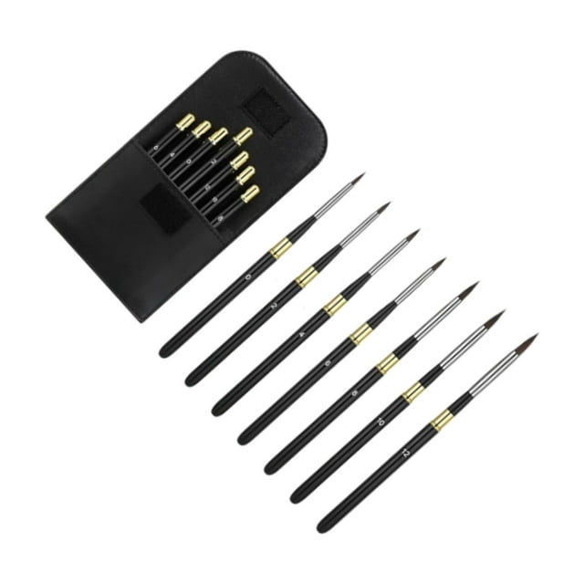 Guardoinrt Brushes Set Professional Travel Brushes Compact Lightweight On Go Travel Set Professional