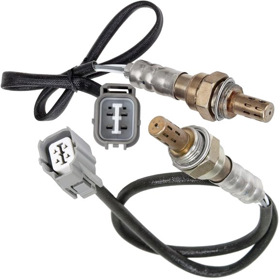 Front and Rear Oxygen Sensors Compatible with Honda 2003 2002 2001 Civic D17A1 Engine 1.7L Upstream and Downstream O2 Sensors 234-4074 234-4092
