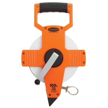 Keson 100 ft Tape Measure, 3/8 in Blade NR18-100
