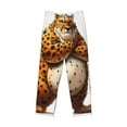 thumbnail image 5 of Balery Cartoon Cheetah With Attitude print Men's Pajama Pants,Ultra Lightweight Pjs,Lounge Pant-XX-Large, 5 of 9
