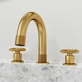 thumbnail image 3 of VIGO Wythe Widespread Bathroom Faucet in Matte Brushed Gold, 3 of 13